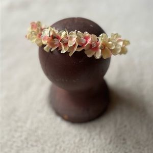 Yellow Quince Blossom Halo Flower Crown